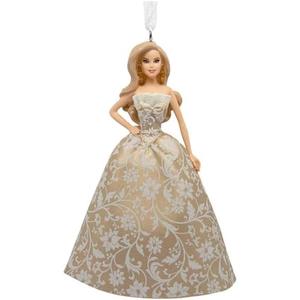 Hallmark Mattel Holiday Barbie 2025 Christmas Ornament, Gifts for Barbie Fans