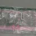 Glitter Rhinestones Crystal Sparkly Pink License Plate Frames Holder with Bow Premium Stainless Steel Covers for Women