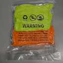 2 x Women's Neon Scrunch Crew Socks 80s 90s Retro 3-Pack Cotton Stacked Boot Calf Cozy Ribbed Slouchy Socks Size 5-10 (2-neon Green/1-neon Orange)