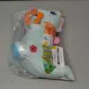 Baby Dino Plush Soft Stuffed Animal Toy for 0-3-6-12+ Months,Infant Musical Toy with Rattle,Squeaker,Sensory Crinkle,Teether & Textures,Tummy Time Toys Christmas Baby Gift for Newborn Girl Boy (Blue)