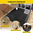 Aivituvin Pet Playpen Guinea Pig Cage Small Animal Rabbit Exercise Pen with Waterproof Floor Liner - Extension Playpen ONLY