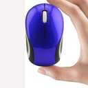 Wireless Mouse Mini Small Silent Cute Pocket Portable Compact Travel USB Tiny Optical Mice 3 Buttons 1000 DPI Cordless Mouse for PC Laptop Computer MacBook Kids Girl Boy Women Small Hands Gift(Blue)