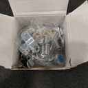 Cam Locks Cabinet Locks Keyed Alike,1-1/8Inch Cylinder Fits on 0.9Inch Max Panel Thickness,Secure Drawer RV Camper Storage,Zinc Alloy(1-1/8Inch 5Pcs)