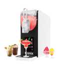 Slushie Machine No Ice Needed,64OZ Slushy Machine for Home with Auto-Clean Function,Commercial Frozen Drink Maker,6 Pre-Set Programs,LED Display,Frozen Margaritas,Frappés,Milkshake ﻿ (EXP 08/20/36)
