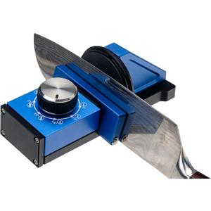 EDGE FLOW Knife Sharpener - Professional Sharpening Tool Kit for All Knife Types, Offers 0 to 30 Magnetic Angles - Manual Safe Operating - Diamond & Ceramic Honing 400, 800 and 1000 Discs