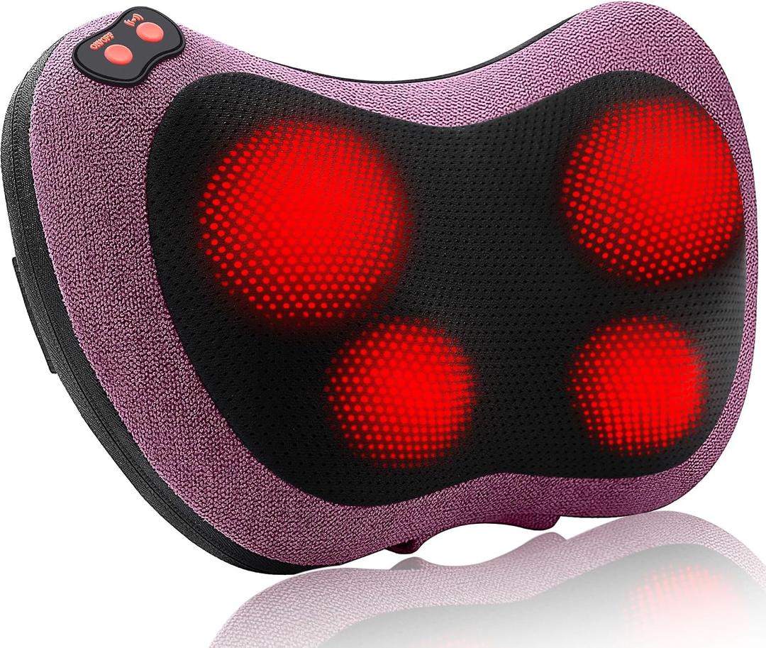 Papillon Shiatsu Back Massager with Heat, Fathers Day Dad Gifts for Husband Men&Women,Deep Tissue Massage Pillow for Neck,Shoulder,Foot & Lower Back Pain Relief,Gifts for Men,Women,Dad,Her
