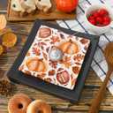 AnyDesign 80Pcs Fall Football Pumpkin Paper Napkin Maple Leaves Pumpkin Rugby Luncheon Napkin 6.5 x 6.5 Inch Autumn Decorative Dinner Hand Napkin for Farmhouse Birthday Baby Shower Tea Party Supplies