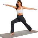 AFITNE Women's Yoga Pants Bootcut Workout Leggings Flare Casual Lounge Pants with Pockets High Waist and Tummy Control (Black, S)