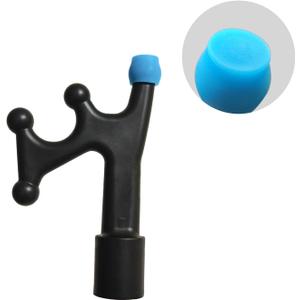 Telescoping Boat Hook for Docking, Non-Slip Rubber Tip, 3-Stage Anodized Aluminum Pole, Floating, Lightweight & Durable, Scratch-Resistant & Rustproof, 3/4" Threaded End for Push Pull Boating