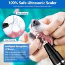Ni-SHEN Plaque Remover for Teeth - Pet Ultrasonic Cleaner - Teeth Cleaning Kit for Tartar and Stains - Suitable for Dogs and Cats (Black)