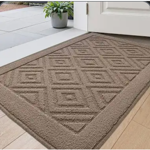 LUMI Washable Indoor Entrance Doormat 24x36, Absorbent Quick-Dry Door Mat, Dirt Trapper Non-Slip Low Profile Entryway Mats for High Traffic, Taupe LUMI Washable Indoor Entrance Doormat 24x36, Absorbent Quick-Dry Door Mat, Dirt Trapper Non-Slip Low Profile Entryway Mats for High Traffic, Taupe