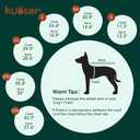 Kuoser Large Dog Coat, Windproof Jackets for Large Dogs, Warm Doggie Coat with Harness Built in, Dog Cold Weather Coats Snow Jacket for Labrador Beagle, Black XXL (XXL (Chest Girth: 35.4''))