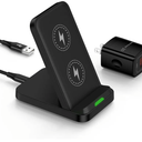 For Google Pixel 9, 10 Pro XL, Wireless Charger Phone Stand Station for Google Pixel 10a, 10, 10 Pro, 10 Pro Fold, 9, 9 Pro, 9 Pro XL, 8, 8 Pro, 7, 7 Pro, 6, 6 Pro, Wireless Fast Charging Dock Pad