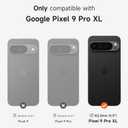 SURITCH for Google Pixel 9 Pro XL Phone Case, Compatible with MagSafe, Protective Cover with Camera Cover & Adjustable Metal Kickstand for Pixel 9 Pro XL -Black