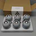 LERATIO 12OZ Ceramic Coffee Mugs Set of 6, Large Porcelain Coffee Cups With Large Handle For Latte,Cappuccino,Milk,Cocoa,|Dishwasher&Microwave Safe Mug Sets,Ideal for Man,Woman,Dad, Mom