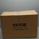 VEVOR Hot Dog Roller 7 Rollers 18 Hot Dogs Capacity 1050W Stainless Sausage Grill Cooker Machine with Dual Temp Control Glass Hood Acrylic Cover Bun Warmer Shelf Removable Oil Drip Tray, ETL Certified