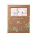 Angel Dear Cuddle Twins Blankie, Pink Bear
