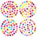 YISSION Hair Clips for Girls, 200 PCS Mini Butterfly, Sunflower, Plum Flower, Heart Clips for Hair, Vintage 90s Hair Accessories, Assorted Color (8 random colors-bright)