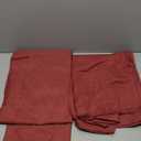 Cozy Lux Bedding Comforter Set 5 Piece, Red