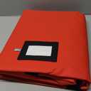 ZOBER 600D Oxford Fabric Large Christmas Tree Storage Bag - Fits 9 Ft Artificial Trees - Tear Proof Waterproof Christmas Tree Bag For Storage Box For Xmas - Strong, Durable Handles - Card Slot - Red