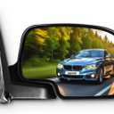SCITOO Right Passenger Side View Mirror Fit for 1999-2002 For Chevy Silverado 1500 2500 3500 For GMC Sierra 1500 2500 3500 Chrome Power Adjustment Power Heated Rear View Side View Mirror, Metallic Finish