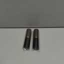 Retractable Kabuki Makeup Brushes, Travel Powder Foundation Professional Makeup Brush Set 2 Pack for Blush, Liquid, Cream, Cosmetics, Loose Powder (Brown&Black)