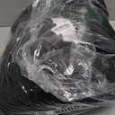 H.VERSAILTEX 2 Piece Bathroom Set - Super Absorbent Chenille Striped Bath Mats - Non Skid Machine Wash Dry Rugs for Bathroom Floor (Black, 24 x 36 Plus 20 x 32 - Inches)