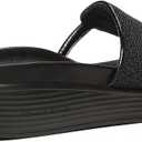 Donald Pliner womens Fifi SandalSlide Sandal (9.5, Black - Caviar Felt)