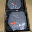 JAMFLY 3-Seat Convertible L-Shaped Sectional Sofa with Reversible Ottoman, Upholstered Fabric Couch for Small Living Rooms, Modern Modular Couch for Apartment, Studio & Loft, Grey