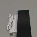 LED Digital Wall Clock with Large Display, Big Digits, Auto-Dimming, 12/24Hr Format, Modern Electric Small Silent Wall Clock for Living Room, Bedroom, Classroom, Farmhouse, Kitchen, Office - White