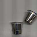 Noalto Reusable K Cups and Coffee Pods,Universal stainless steel k Cups for Keurig 2.0 and 1.0 Coffee Makers machine(2pack)