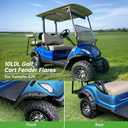 10L0L Golf Cart Fender Flares for Yamaha Drive G29 4 Piece Standard Fender Flares (2) Front & (2) Rear with Metal Hardware-NOT For Modified Vehicles & G22