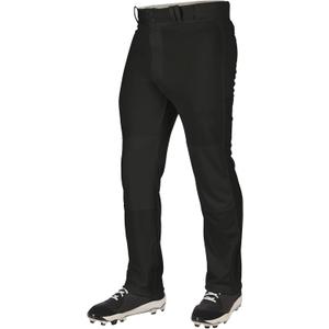 CHAMPRO Triple Crown 2.0 Open Bottom Baseball Pants (Medium, Black)