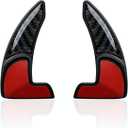 Steering Wheel Shift Paddles for 2015-2023 Dodge Challenger Charger Durango Chrysler 300 200 / for 2014-2023 Jeep Cherokee Accessories Carbon Fiber Stickers, Not fit SRT/Hell CAT