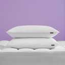 Adjustable Down Alternative Standard/Queen Size Set of 2 Bed Pillows with Medium/Firm Support, 20" x 28", White