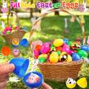 200 PCS 3 Inch Large Plastic Easter Eggs Bulk Include Surprise Golden Eggs, Colorful Fillable Empty Eggs for Easter Basket Stuffers Fillers Easter Hunt Filling Party Favors Classroom Prize Supplies