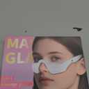 5-in-1 Smart Eye Massager Glasses - Red Light Therapy with Microcurrent, Heat & Vibration, for Eye Bags Dark Circles Puffiness Wrinkles Fine Lines Eye Strain Gift for Women & Men