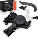 A-Premium PCV Valve Engine Crankcase Vent Valve Oil Separator Breather Hose Kit Compatible with Audi A3 A4 A5 Q5 TT & Volkswagen Jetta Passat Tiguan Beetle GTI CC Eos, 1.8L 2.0L, Replace# 06H103495B