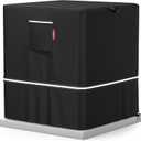 LXKCKJ Air Conditioner Cover for Outside Units - 420D Waterproof Air Conditioner Protection Covers for Window Unit - Winter AC Covers Fits AC Condensing HVAC Unit(Black-40''LX40''WX42''H)