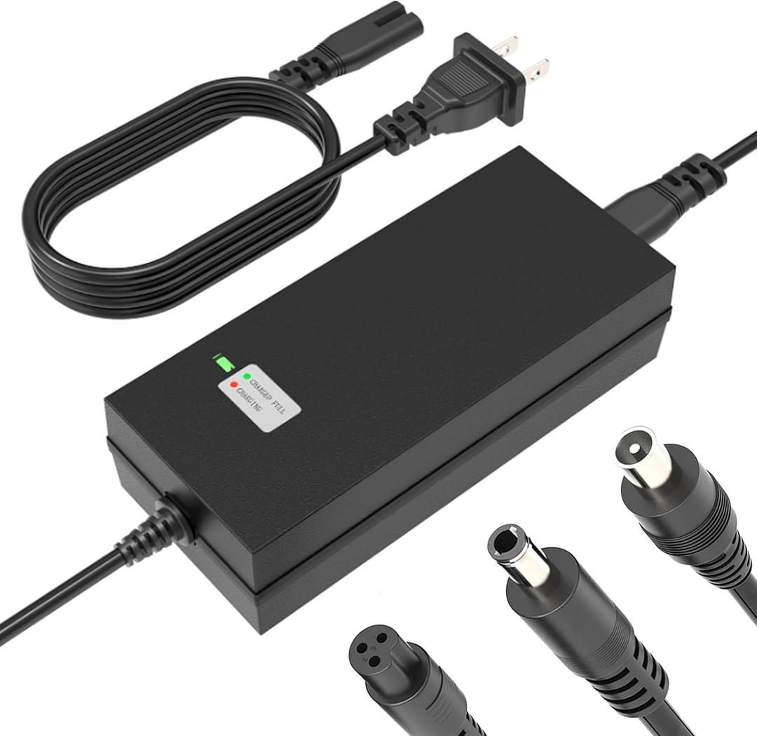 EVAPLUS SGS Certified 42V 2A Fast Charger with 3 Types of Connectors | for 36V Lithium Batteries- Compatible with Pocket Mod, Sports Mod, Electric Scooters