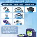 8-Pack Compatible with DYMO LetraTag Refills 91330 Paper Tape Replacement for LT100H LT-100T LT-200B, 91330 Label Maker Refills Tape Black on White