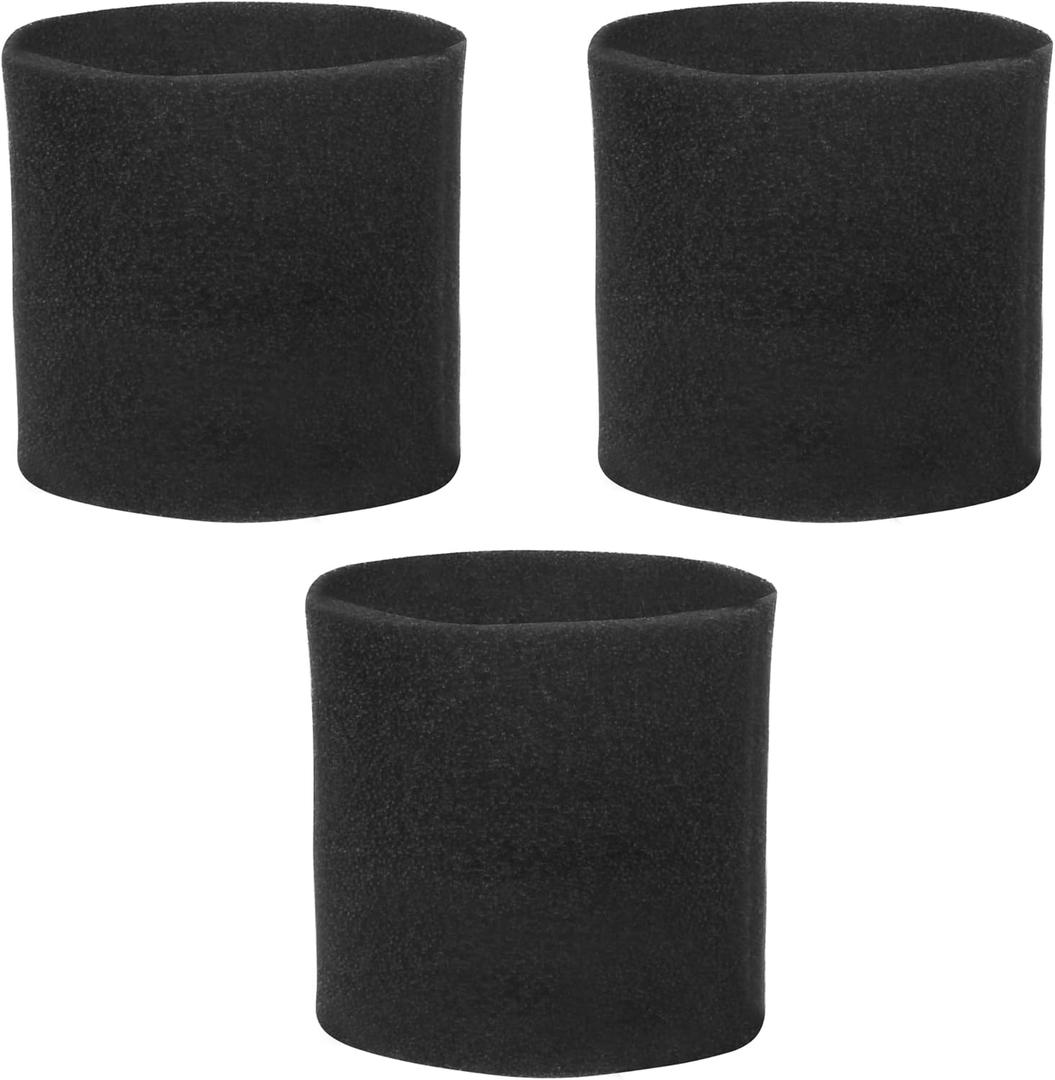 90585 Foam Sleeve Filter Replacements for Shop Vac for Vacmaster & for Genie Shop Wet Dry Vacuums, 9058500 Replacements VF2001 Foam Filters Wet Dry Vacuum Cleaner (Pack of 3)