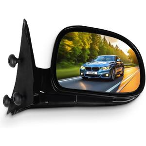 SCITOO Passenger Side View Mirror Fit For Chevy For Blazer S10 1994-1997 For GMC Jimmy, For Sonoma For Isuzu Hombre For Oldsmobile Bravada Manual Fold Power adjustment Right Exterior Mirror GM1321127, Medium
