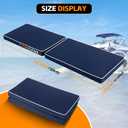 2PCS Waterproof Boat Seat Cushion Set, 56x15.6x2.8 Inch, Small