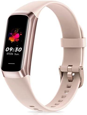 Zeacool Fitness Tracker with 24/7 Heart Rate, Blood Oxygen Blood Pressure Sleep Monitor, Activity Trackers 5 ATM Waterproof,Step Calorie Counter Pedometer Health Smart Watch for Women Men Pink