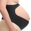Momcozy Maternity Belly Band, Ergonomic Pregnancy Support Belt with CozySupport Design, Invisible Waist & Back Relief