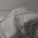 Ultra Soft Queen Size Mattress Topper - Viscose Made from Bamboo Pillow Top Mattress Pad for Back Pain Relief - Naturally Cooling for Hot Sleepers, White