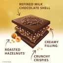 Ferrero Rocher Premium Milk Hazelnut chocolate squares, Individually Wrapped Chocolates, Great for Sharing or Gifting, 3.7 oz (EXP 07/18/26)