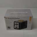 Toastmaster 2-Slice Cool Touch Toaster, Black With Stainless Accent
