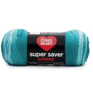 RED HEART E305.3985 Super Saver Ombre Yarn, Velvet (Pack of 2)